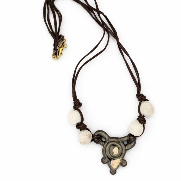 Γήινος Κύκλος – Χειροποίητο Κεραμικό Κολιέ Tribal