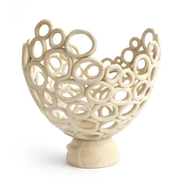 Χειροποίητο Κεραμικό Μπολ – Organic Sculpture Bowl