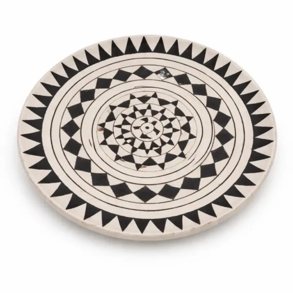 Mandala Terra – Χειροποίητο Διακοσμητικό Κεραμικό Πιάτο